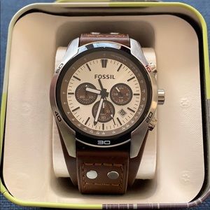 New! Fossil Coachmen Chronograph Watch 🕑